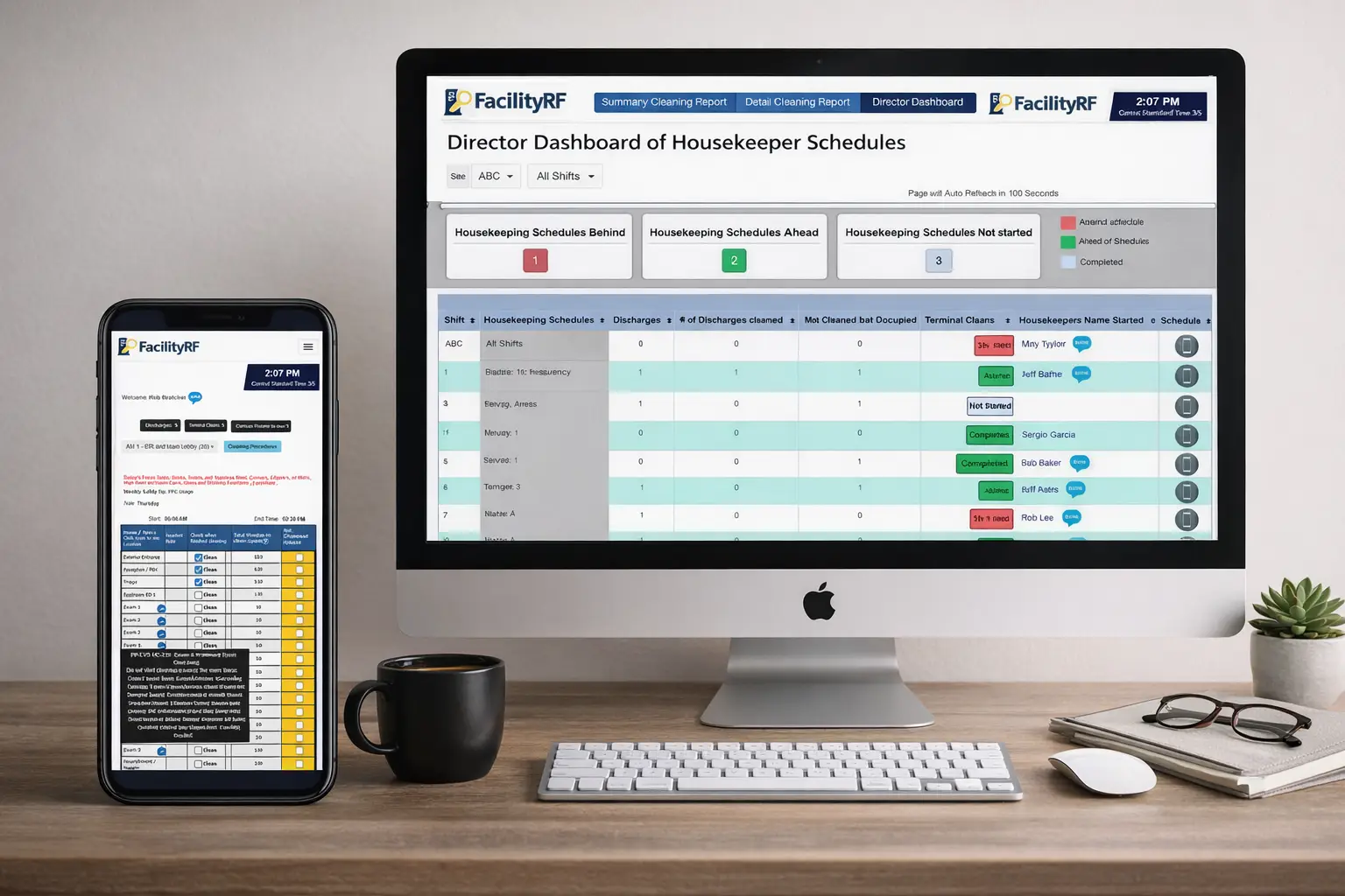 Housekeeping Scheduling Dashboard