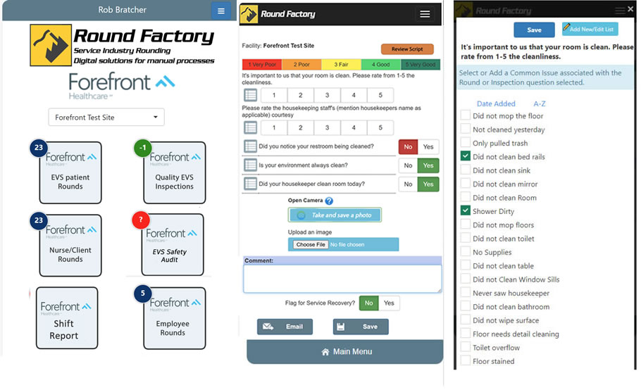 EVS Patient Rounding proven to increase patient satisfaction by 15% once hardwired