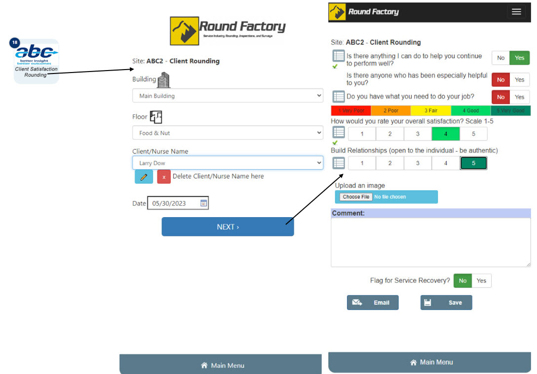 BioMed Client Satisfaction Rounding 1-2